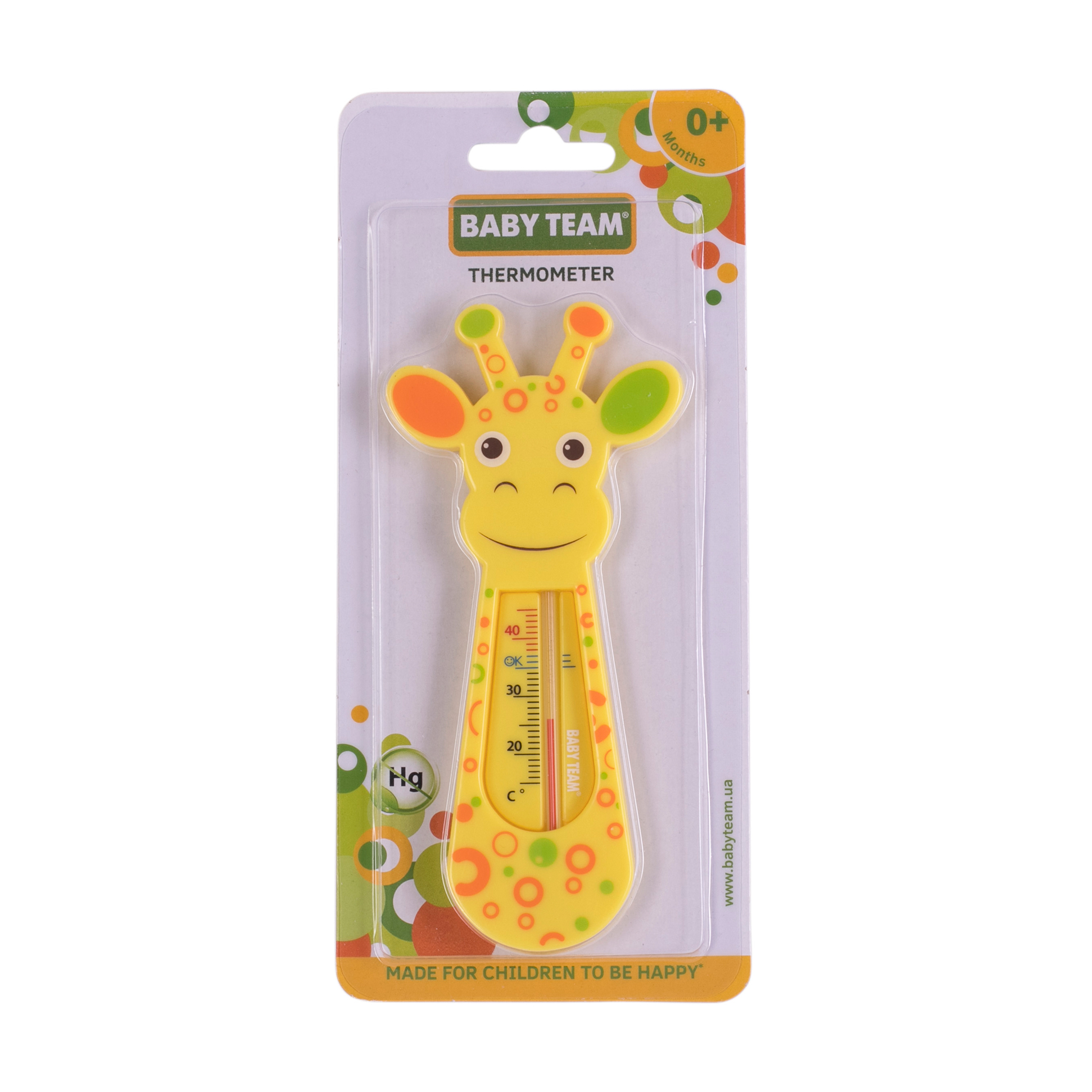 Термометр для води Baby Team Жирафчик, з народження (7300)